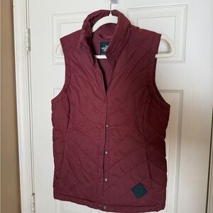 The North Face Women's Maroon Quilted Vest